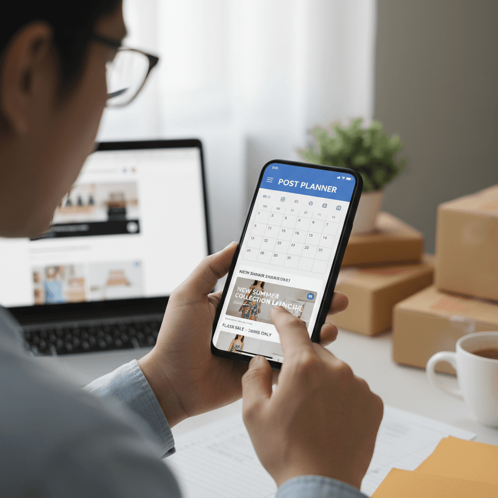 Social media management for e-commerce